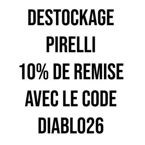 10% DE REMISE SUR PIRELLI